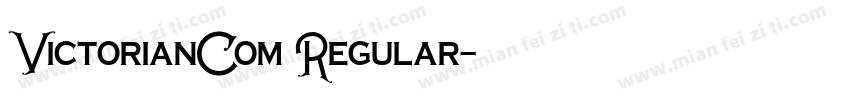 VictorianCom Regular字体转换